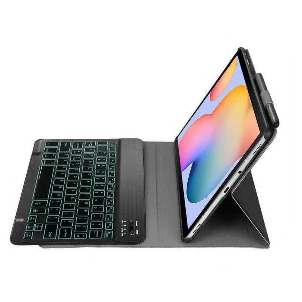 Galaxy Tab S6 Lite 10.4 P610 P615 Wireless Bluetooth Keyboard Backlit Case