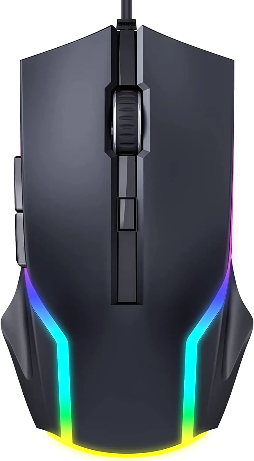 Gaming Mouse Wired with 7 RGB Backlit Modes