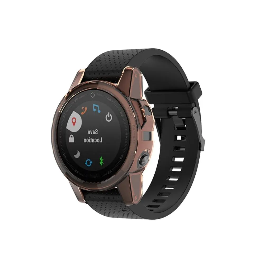 Garmin Fenix 5S / 5S Plus transparent cover - Transparent Pink