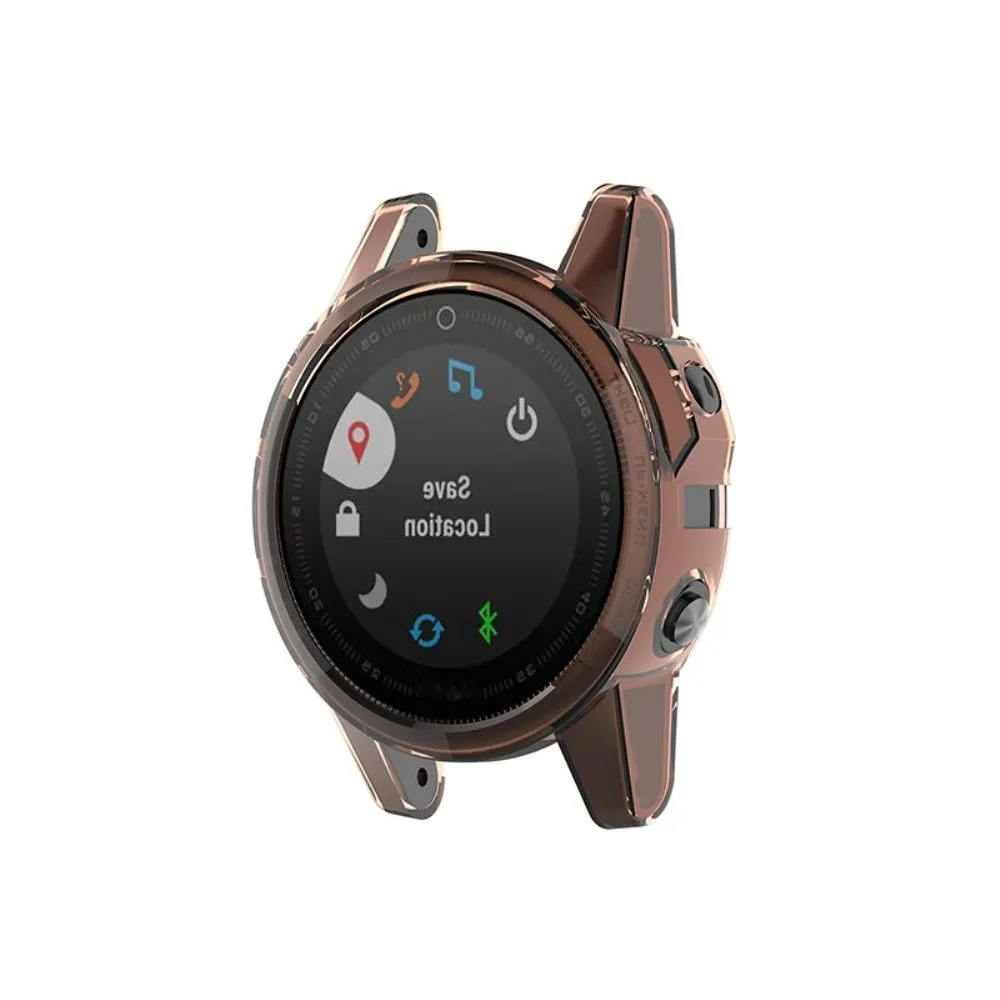 Garmin Fenix 5S / 5S Plus transparent cover - Transparent Pink