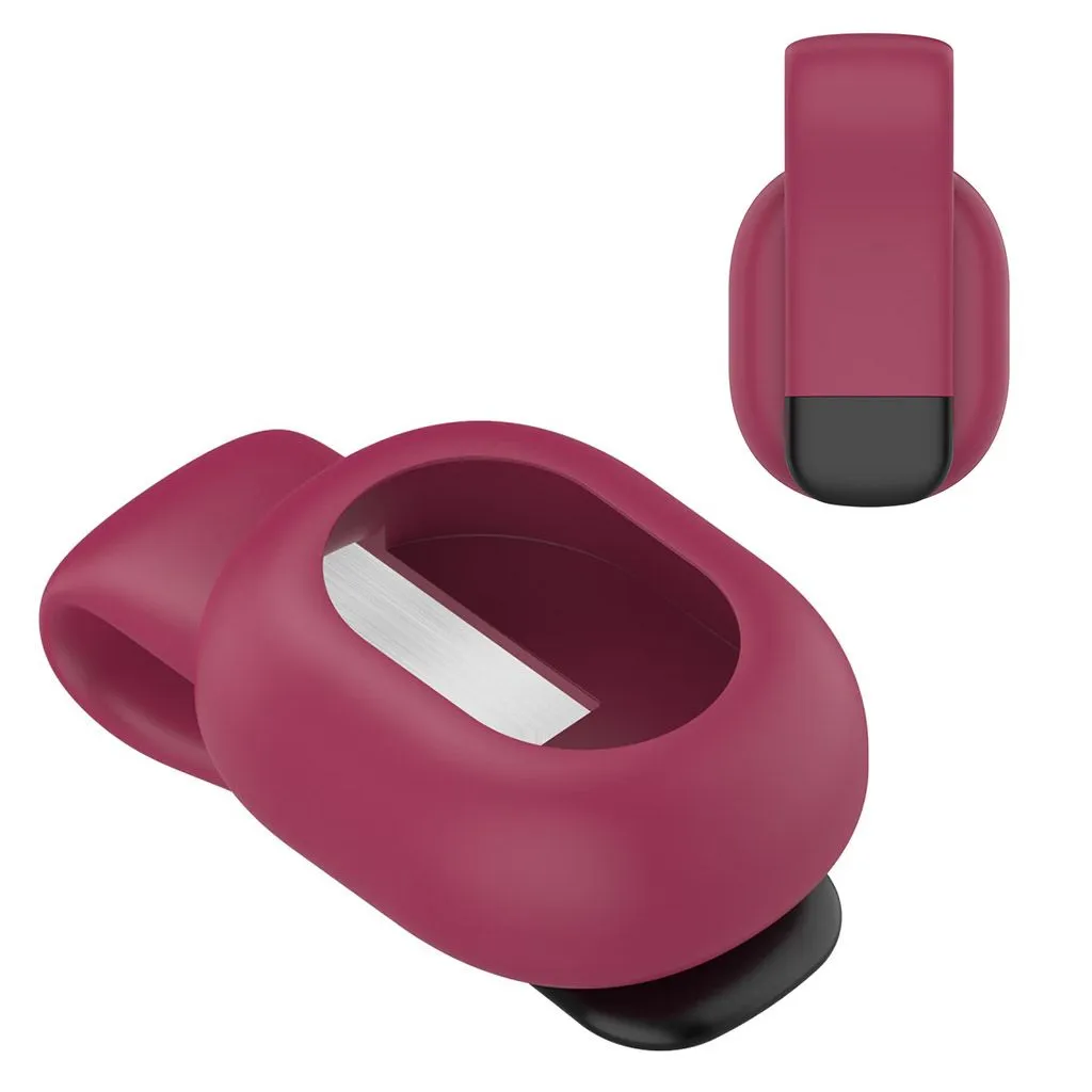 Garmin Running Dynamics Pod silicone cover with steel clip - Wine Red