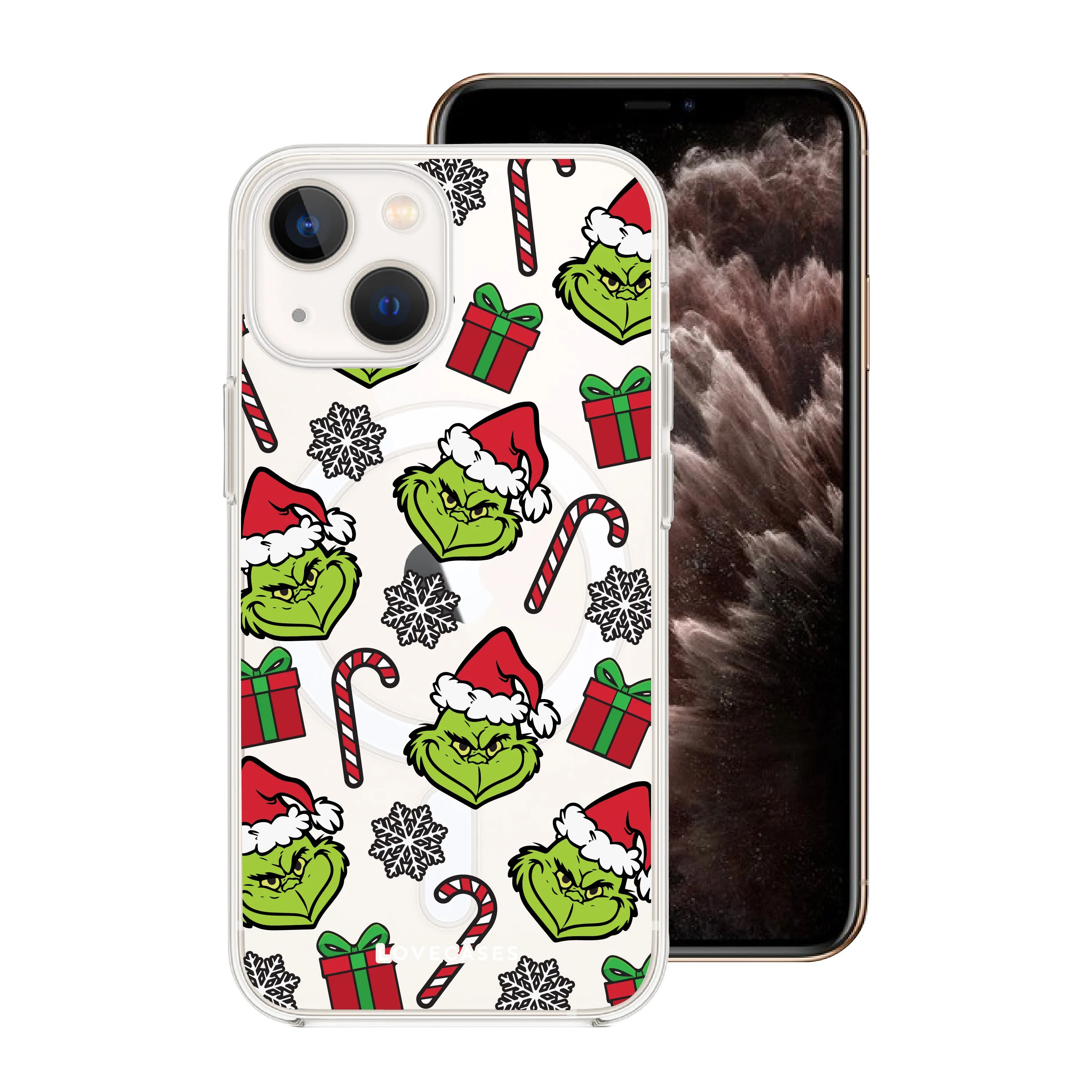 Grinchmas Clear MagSafe Case