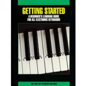 Hal Leonard HL00001079 Getting started on Piano - Book