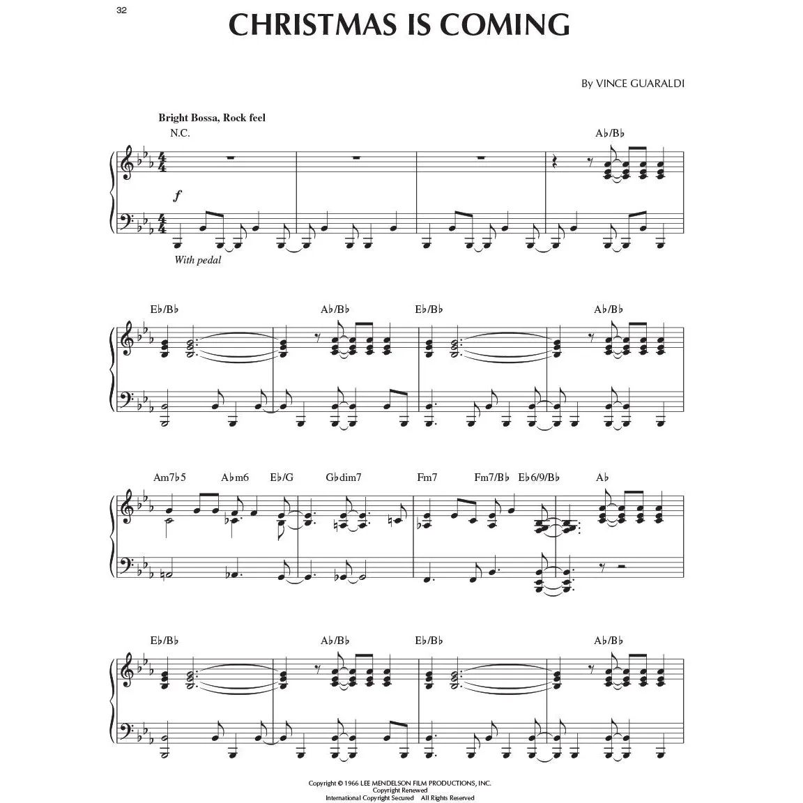 Hal Leonard HL00313176 A Charlie Brown Christmas