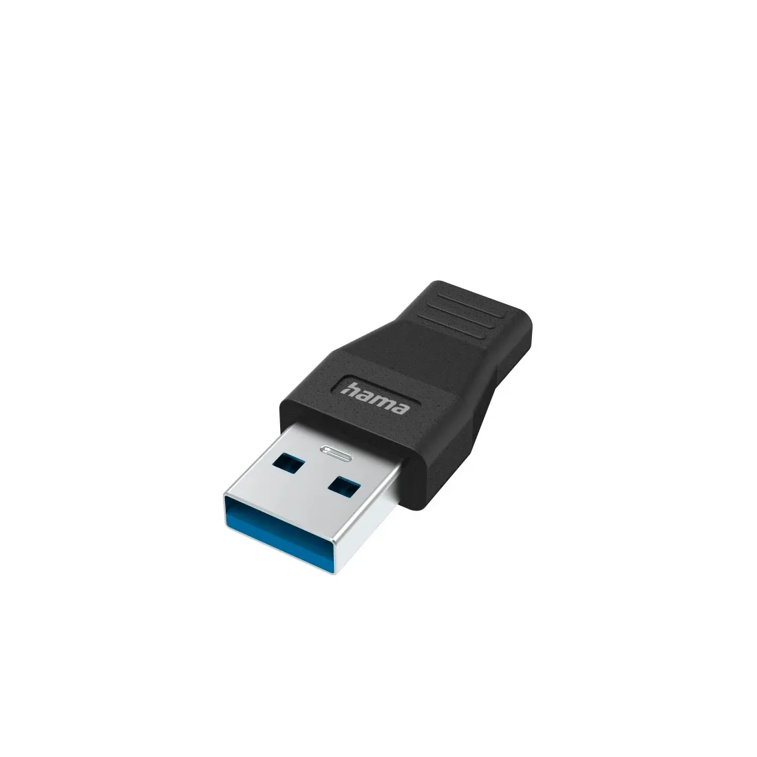 Hama USB 3.2 Gen 1 USB-A Plug - USB-C Socket USB Adapter - Black | 437563