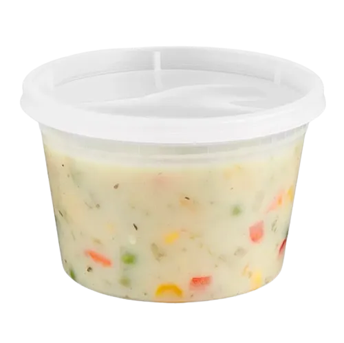 Heavy Deli Container Combo Clear 16 oz. - 240/Case