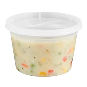 Heavy Deli Container Combo Clear 16 oz. - 240/Case