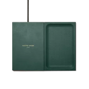 HERITAGE VALET WIRELESS CHARGER - Dark Green