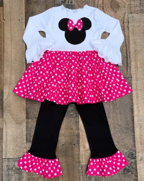 Hot Pink Minnie Mouse Outfit