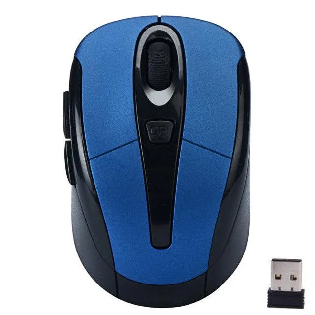 Hot Sale Malloom Portable Computer Accessories  Gaming Mouse 2.4G Wireless Optical Mouse Mice For Computer PC Laptop#30