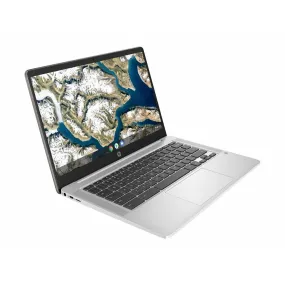 HP 14a-na0642cl 14" HD Chromebook Intel Celeron N4000 Processor 4GB Memory 32GB eMMC Chrome OS, Gray