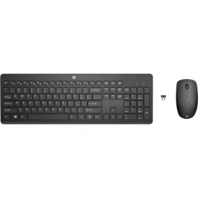 HP 235 Wireless Mouse And Keyboard Combo - Wireless 2.40 GHz Keyboard - Wireless Mouse