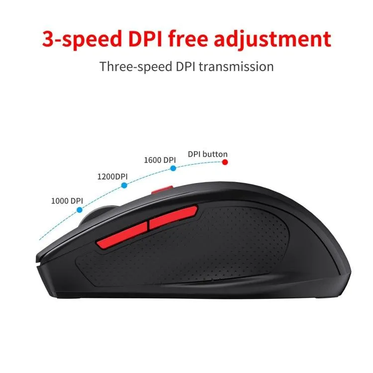 HXSJ T67 Silent Wireless Mouse with Bluetooth 3.0 5.0 and Adjustable DPI