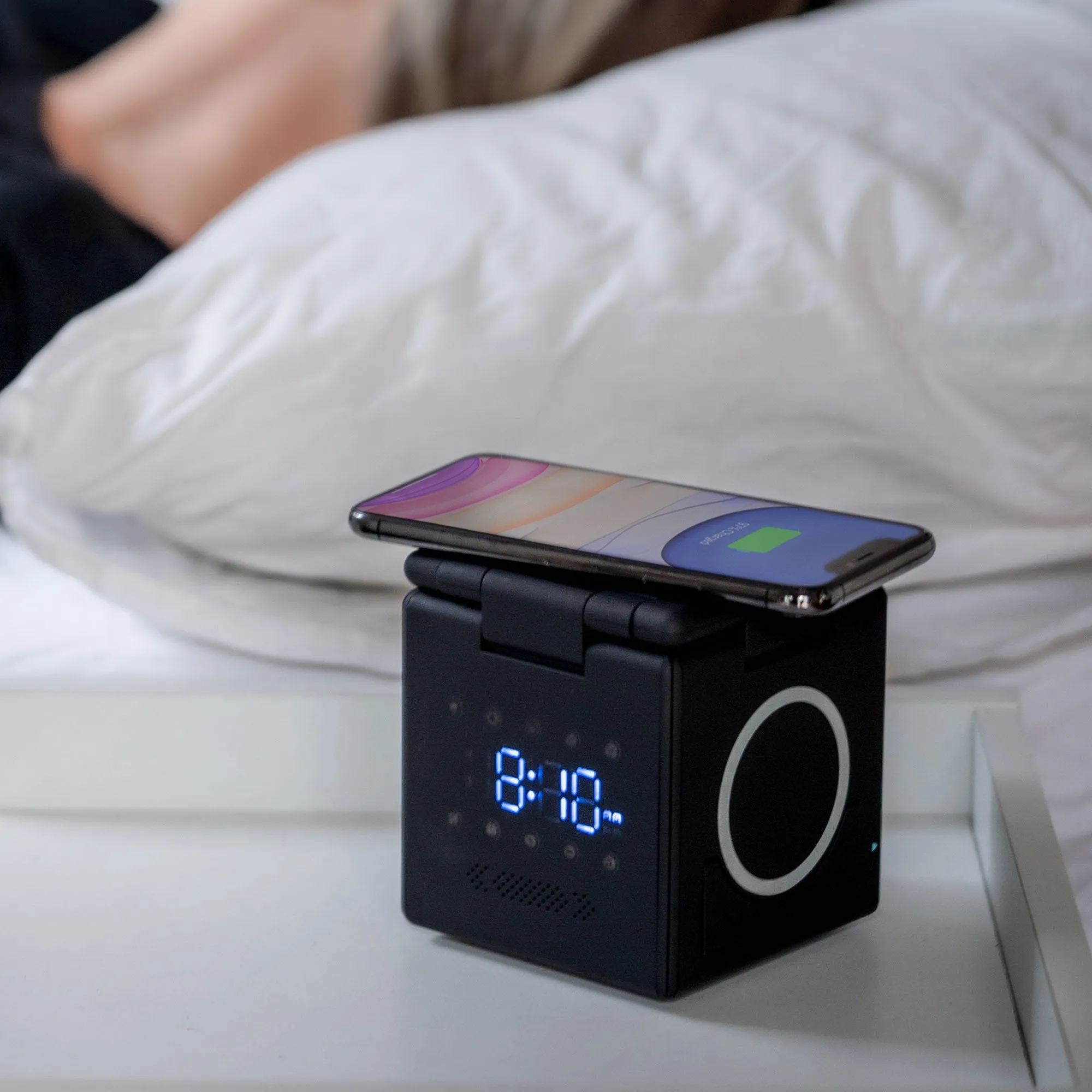 HyperCube Wireless Charging Station And Sleep Aid