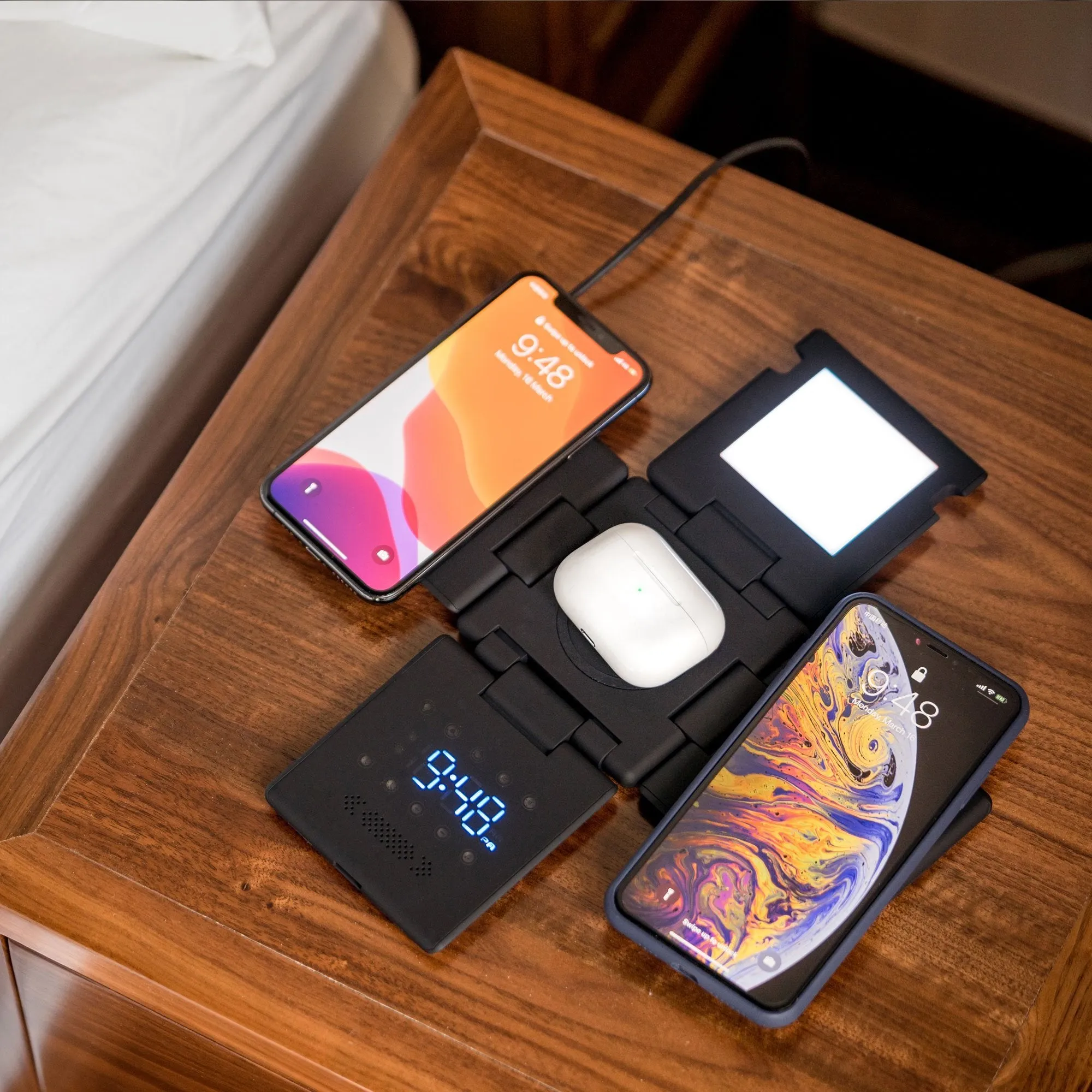 HyperCube Wireless Charging Station And Sleep Aid