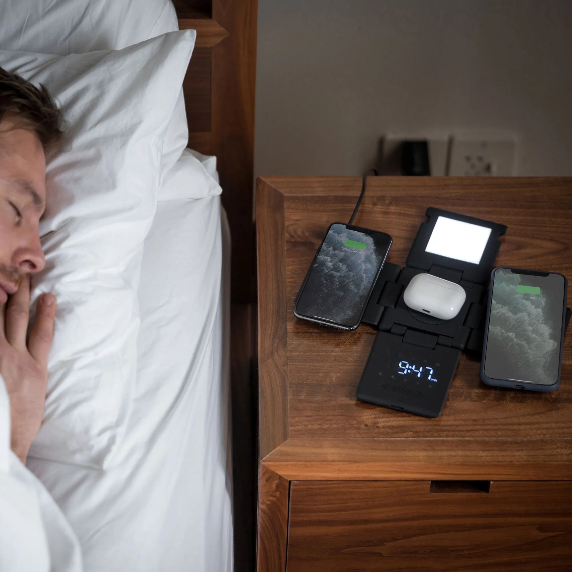 HyperCube Wireless Charging Station And Sleep Aid