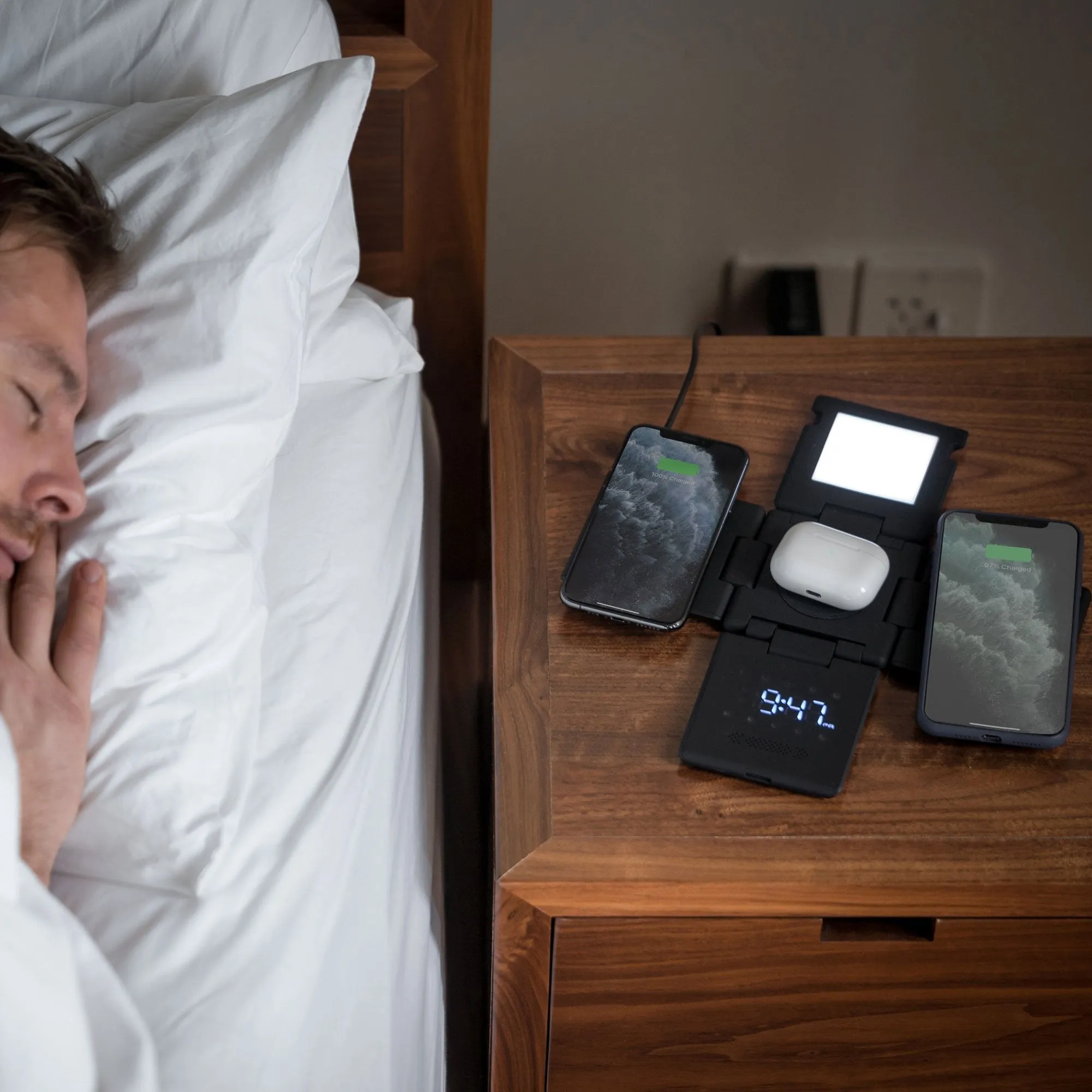 HyperCube Wireless Charging Station And Sleep Aid