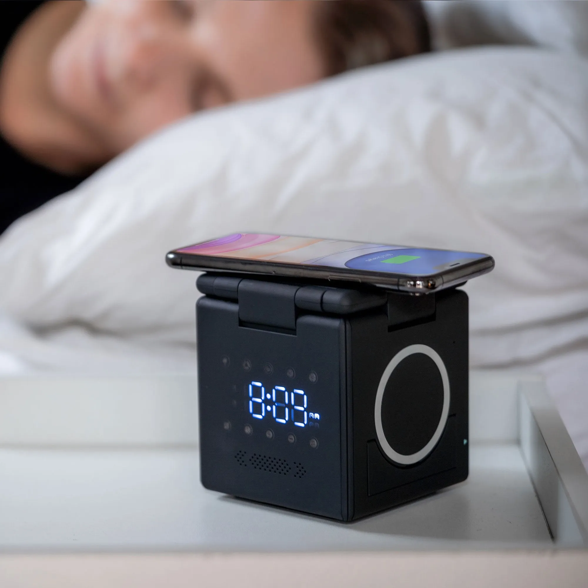 HyperCube Wireless Charging Station And Sleep Aid