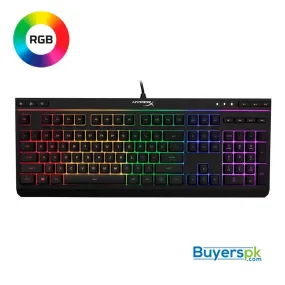 Hyperx Alloy Core Rgb – Membrane Gaming Keyboard – Comfortable Quiet Silent Keys with Rgb Led