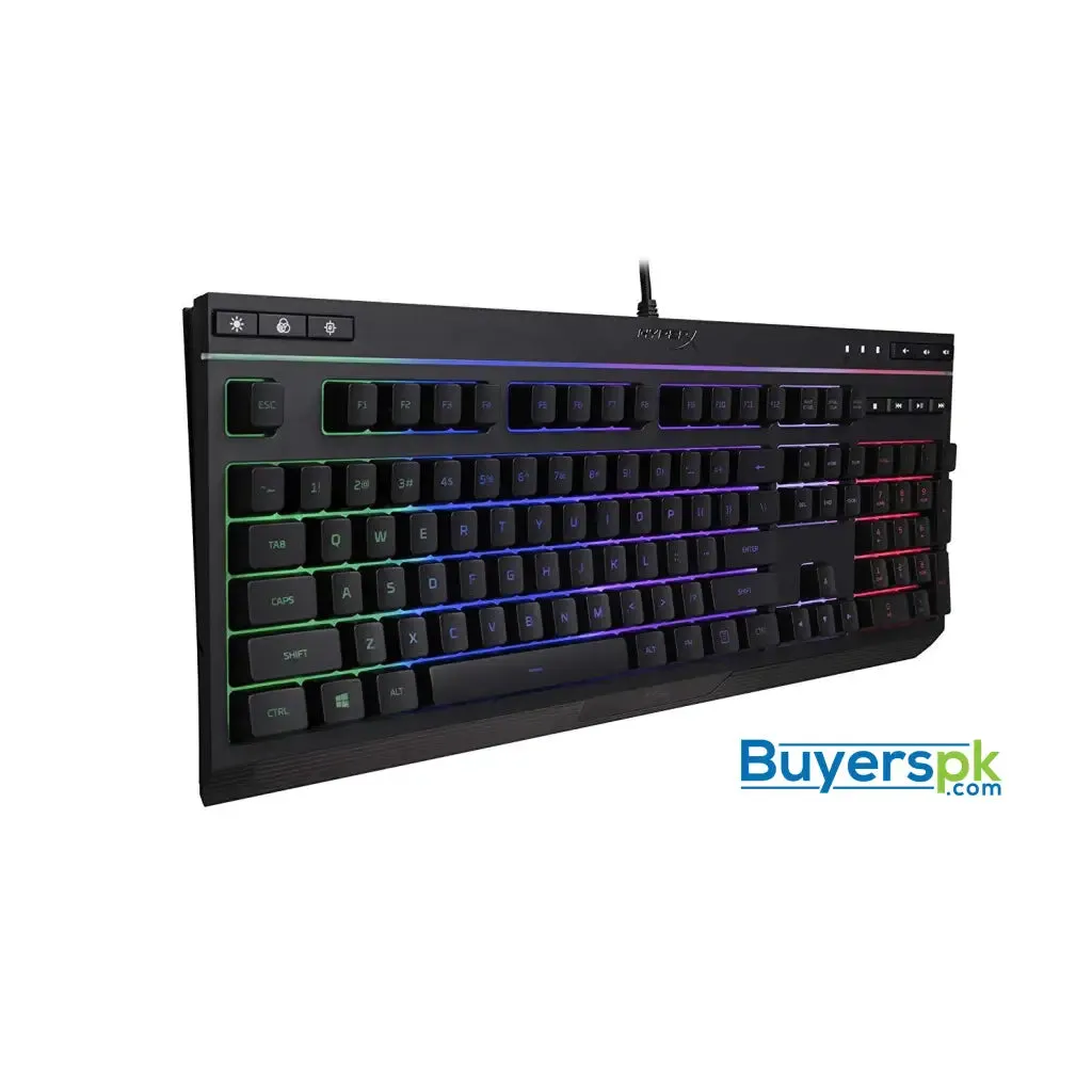 Hyperx Alloy Core Rgb – Membrane Gaming Keyboard – Comfortable Quiet Silent Keys with Rgb Led