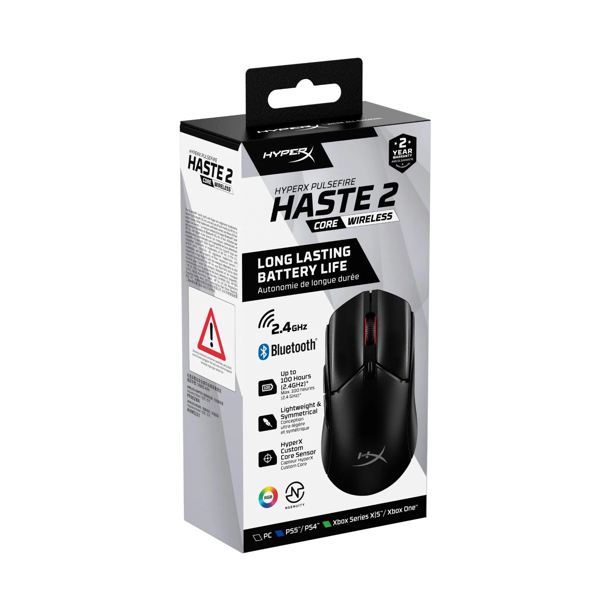 HyperX Pulsefire Haste 2 Core Wireless gaming Mouse (Black)