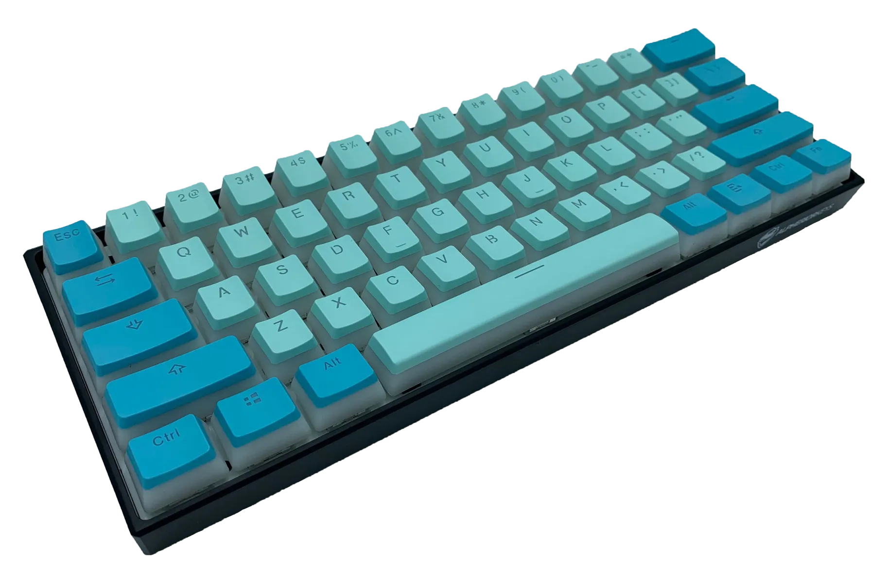 Ice Blue V1 Keycap Set (Blue & Teal Pudding) - Alpherior Keys