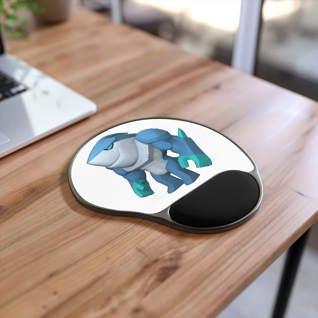 Ice Shark Mouse Pad With Wrist Rest