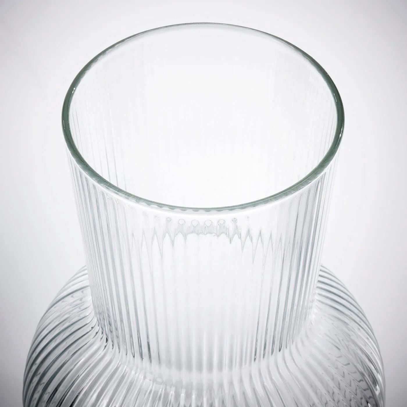 IKEAA Vase, Clear Glass,17 cm (6 ¾ ") - by BS Case