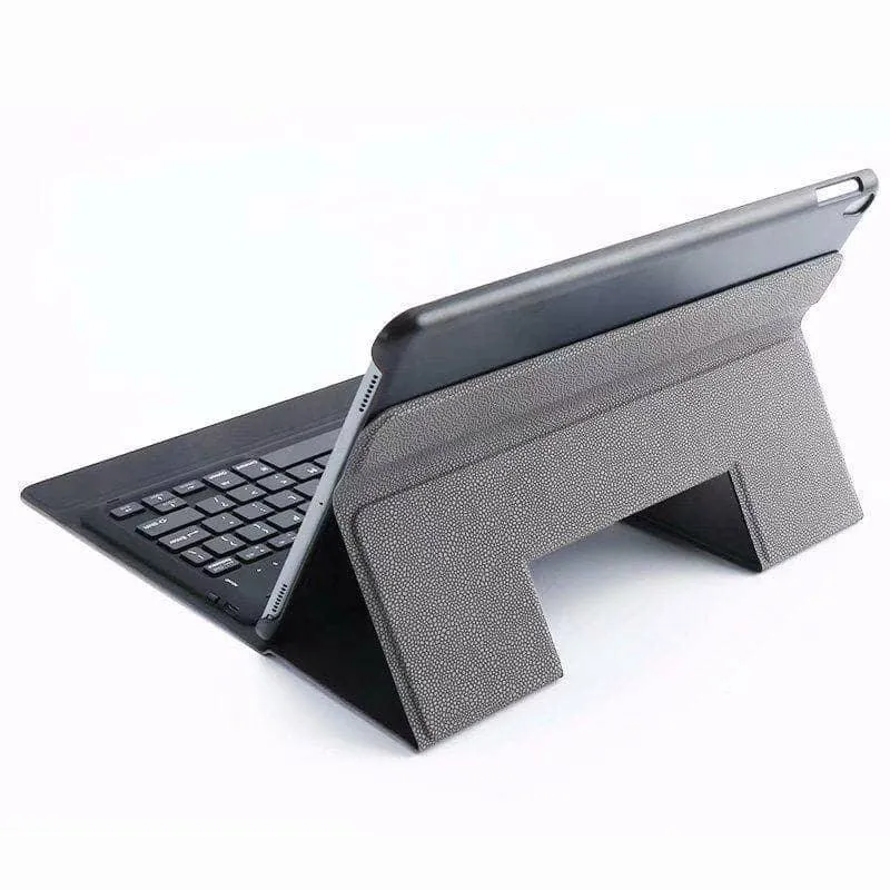 iPad Pro 12.9 2018 Detachable ABS Wireless Bluetooth Keyboard PU Magnet Stand Case