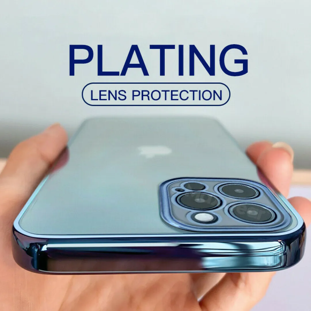 iPhone 13 Series - Clear Plating Soft TPU Case