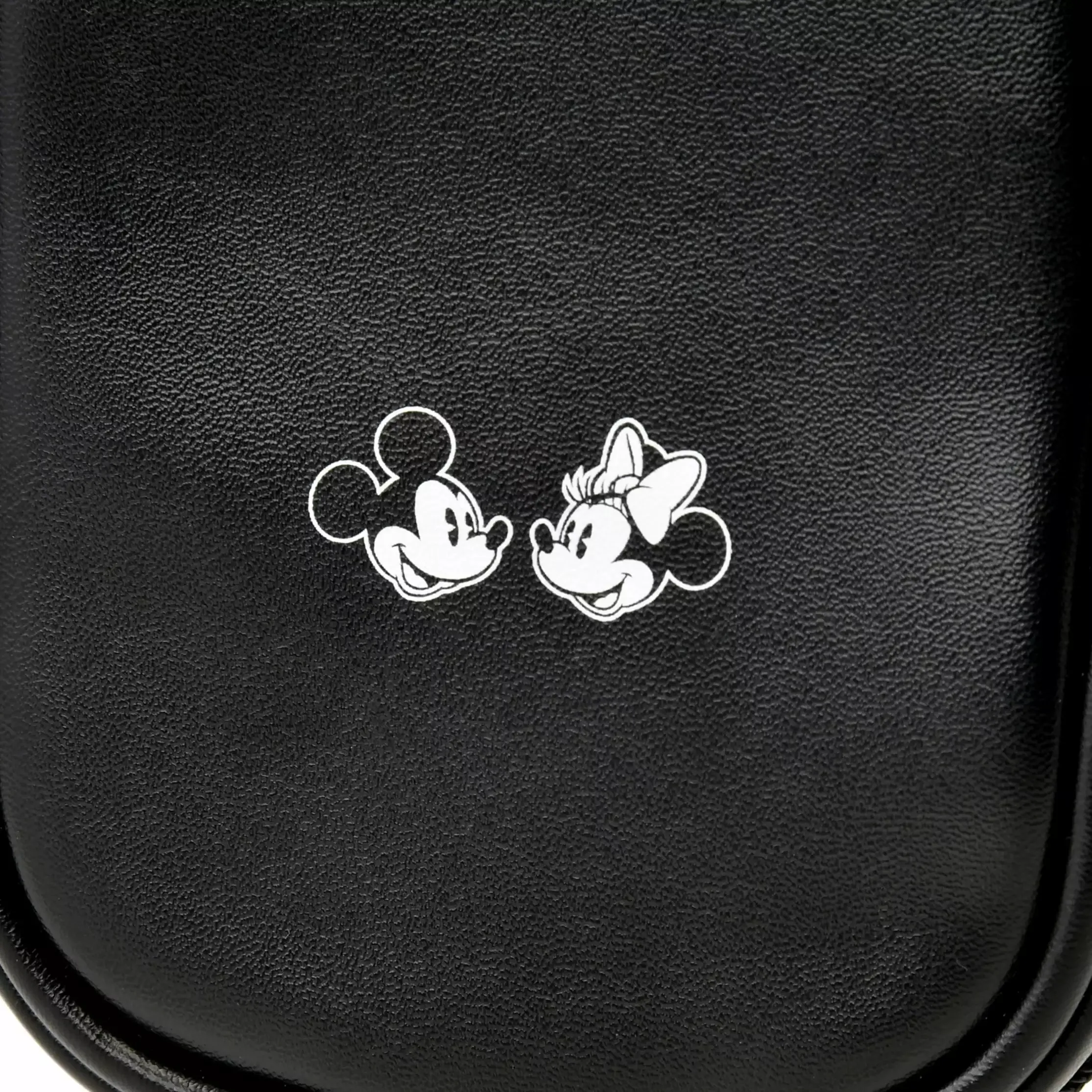 JDS - Health＆Beauty Tool x Mickey & Minnie Mouse "Black" Clear Window Pouch (S) with Strap (Release Date: Feb 6)