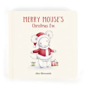 Jellycat Board Book Merry Mouse's Christmas Eve