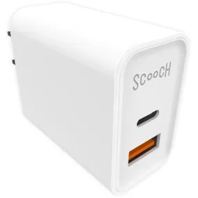 JuicePlug - 20W Fast Charger with USB-A and USB-C Ports