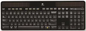 K750 Wireless Solar Keyboard 2.4 Ghz/30 Ft. Black