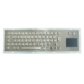 KBS-PC-DT Stainless Steel Keyboard with Touchpad