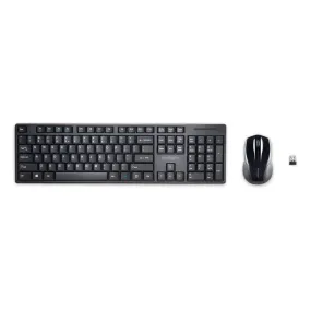 Keyboard and Wireless Mouse Kensington Black Spanish Qwerty QWERTY