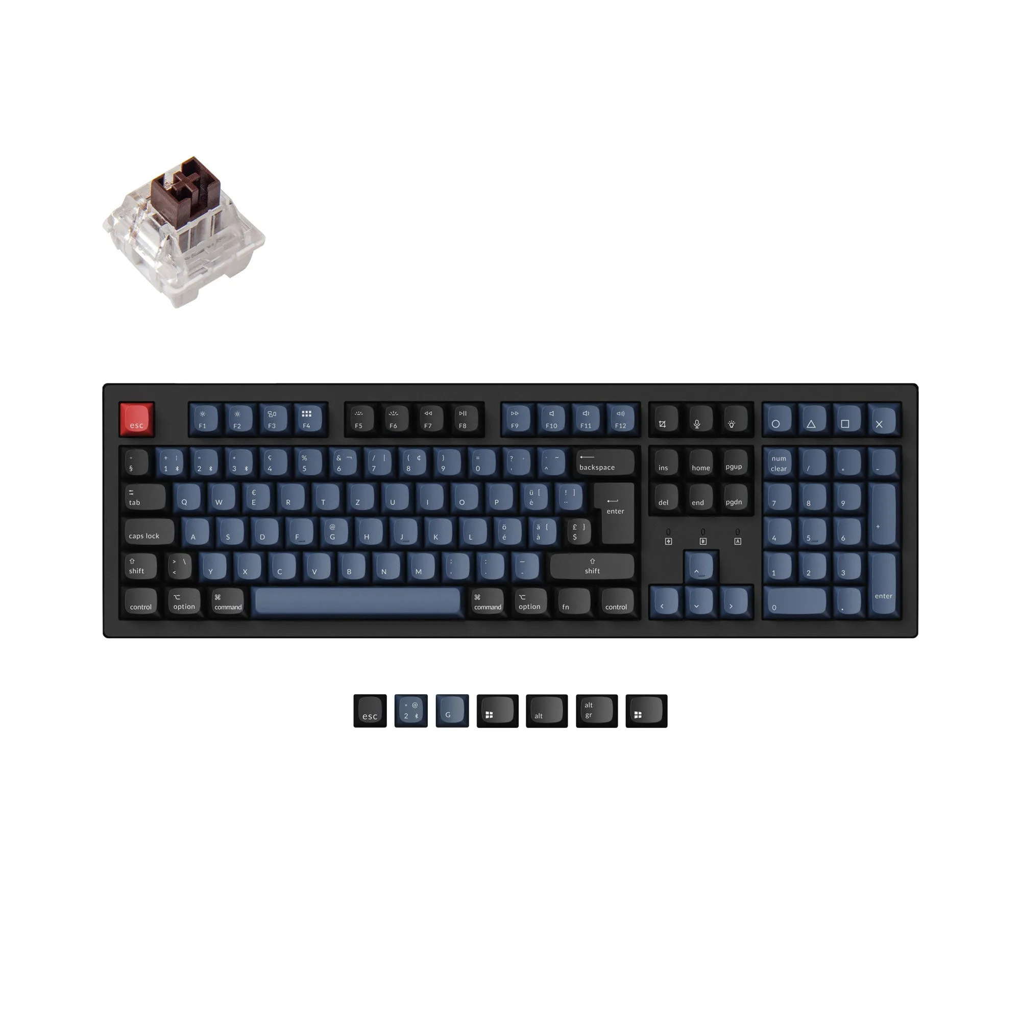 Keychron K10 Pro QMK/VIA Wireless Mechanical Keyboard ISO Layout Collection