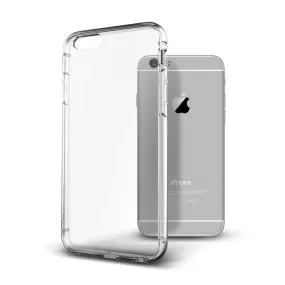 LAX Gadgets Case Protective Clear Scratch-Resistant Cover for iPhone 6 (4.7-Inch) - Retail Packaging - Clear