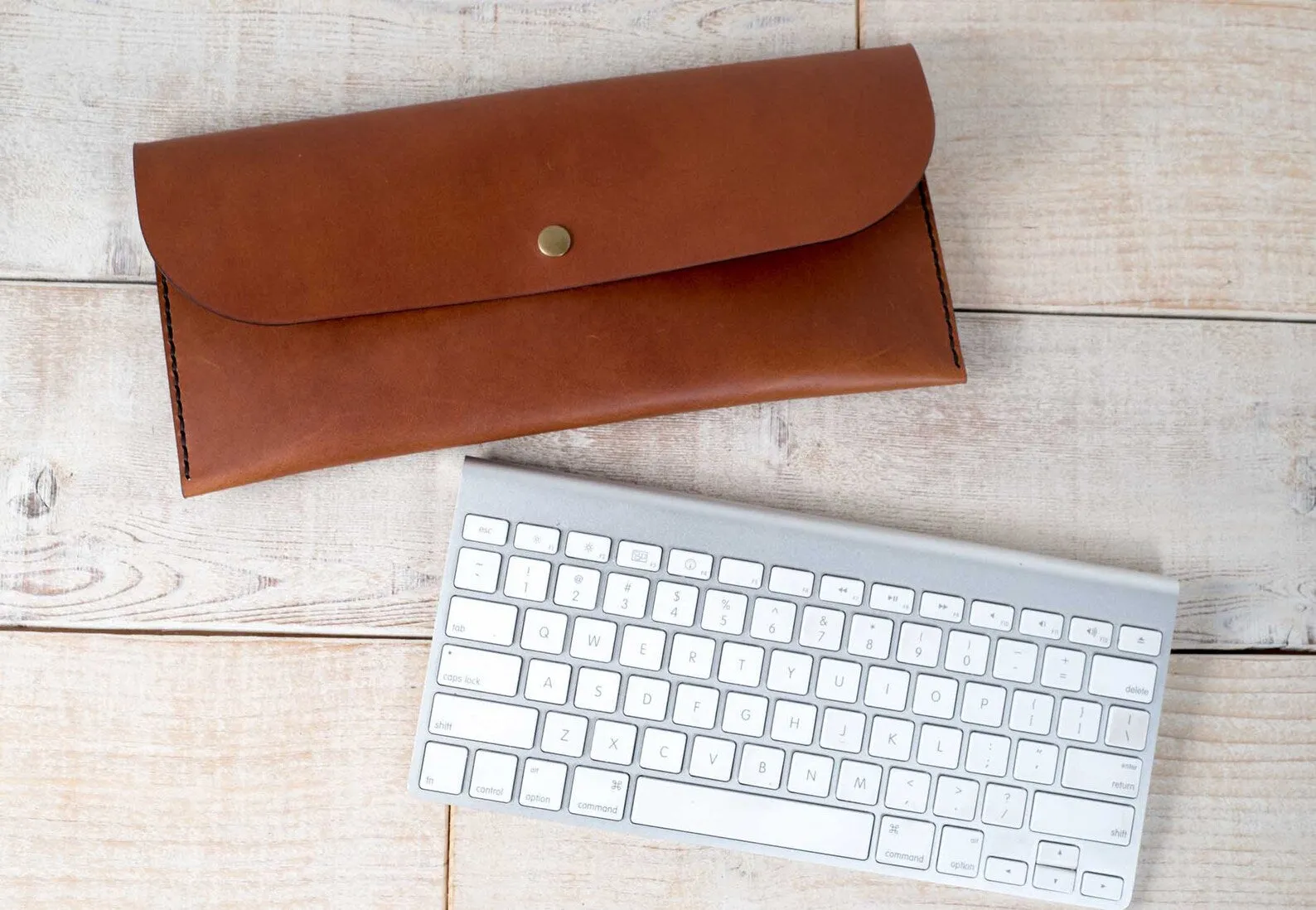 Leather Keyboard Case for Apple Wireless Keyboard