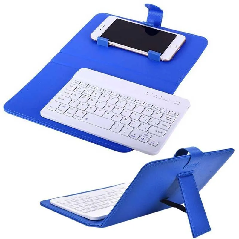 Leather Wireless Keyboard Phone Case