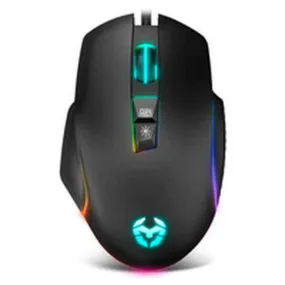 LED Gaming Mouse Krom NXKROMKEOS 6400 dpi RGB Black