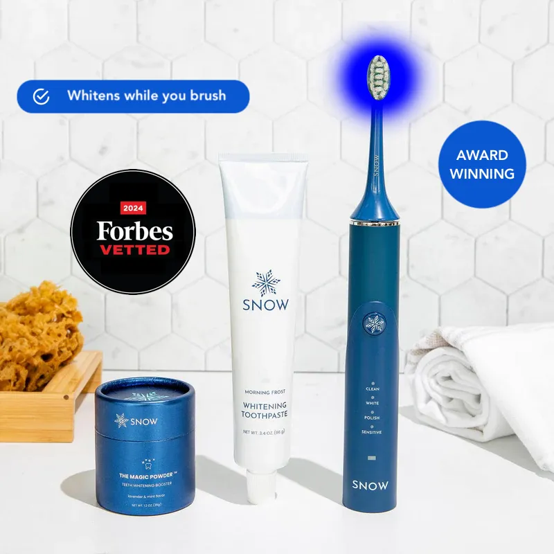 LED Whitening Electric Toothbrush - Whiten While You Brush (Gen 2 - Newest Model)