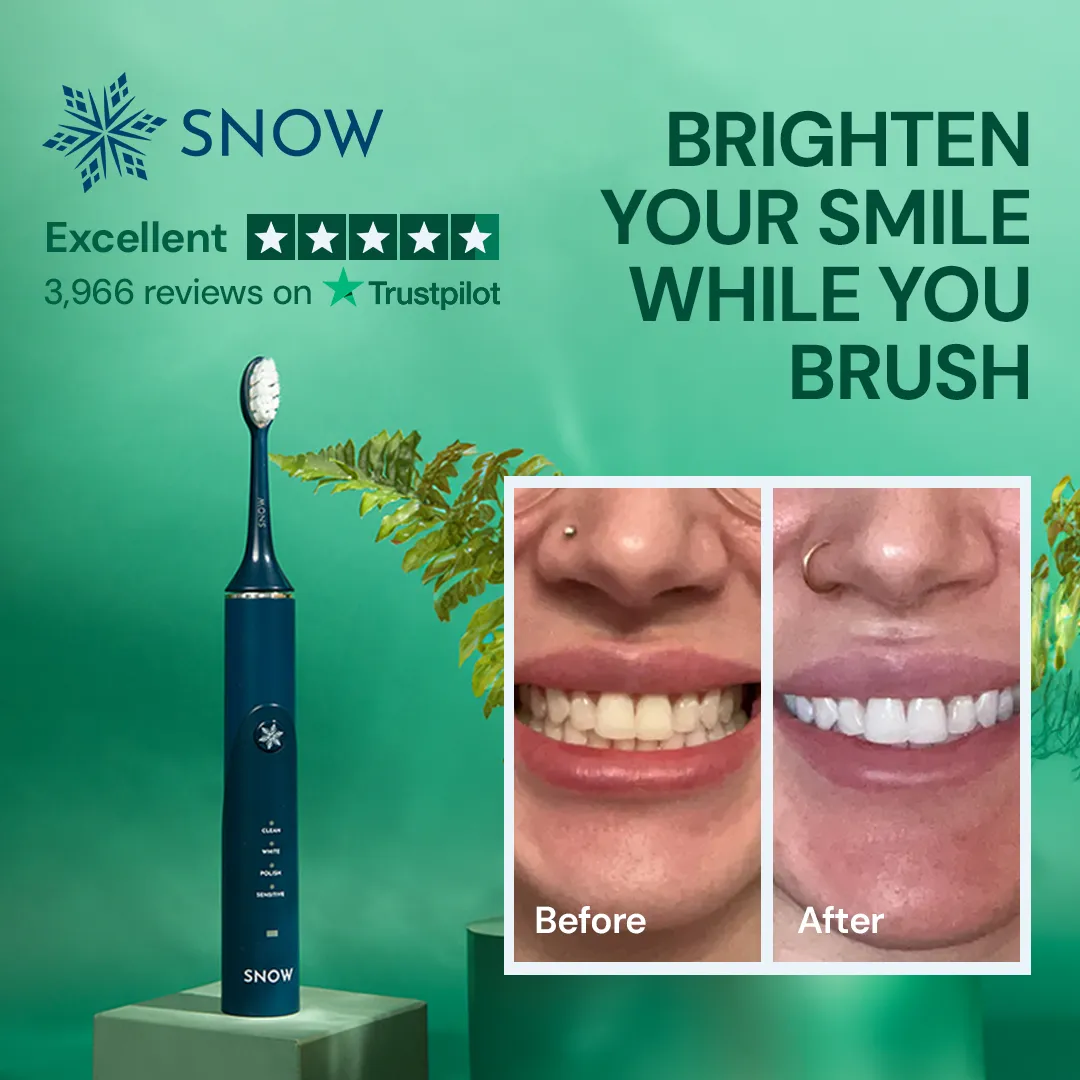 LED Whitening Electric Toothbrush - Whiten While You Brush (Gen 2 - Newest Model)