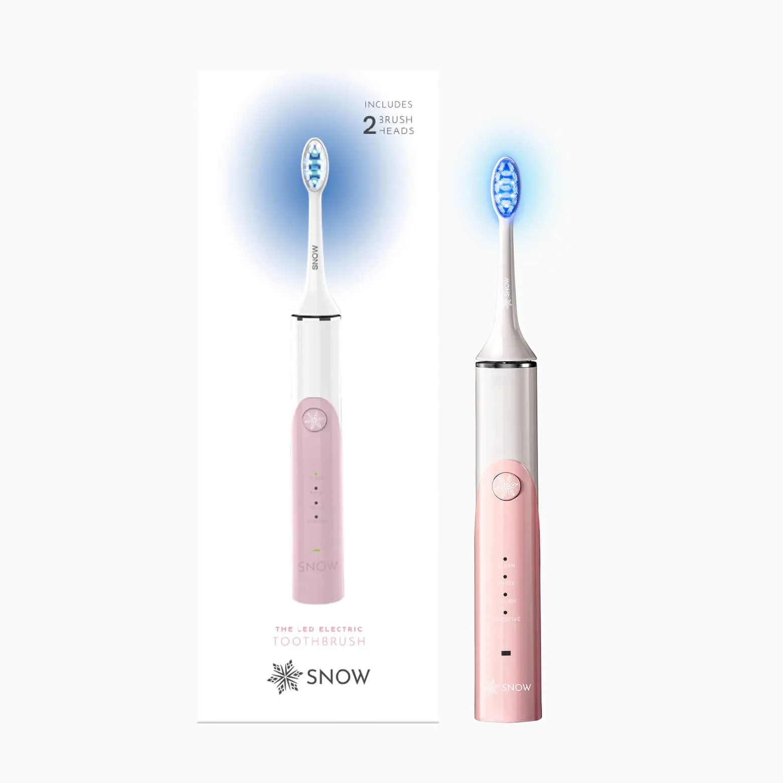 LED Whitening Electric Toothbrush - Whiten While You Brush (Gen 2 - Newest Model)