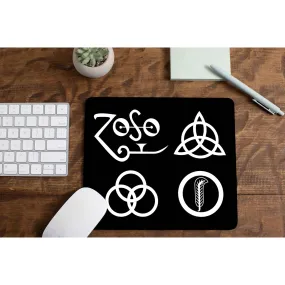 Led Zeppelin Mousepad - Legendary Symbols