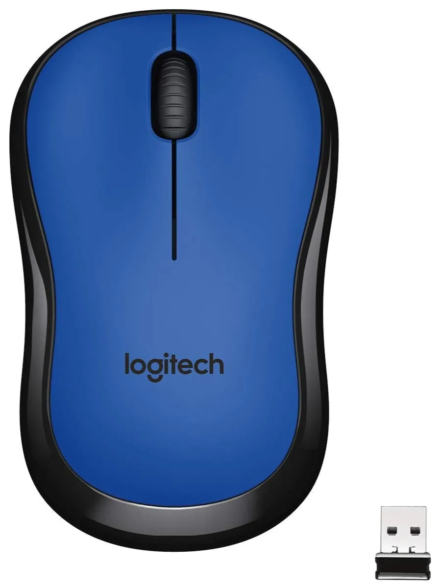 Logitech M221 Silent 無線靜音滑鼠 - Blue 藍色 910-004887 原裝行貨