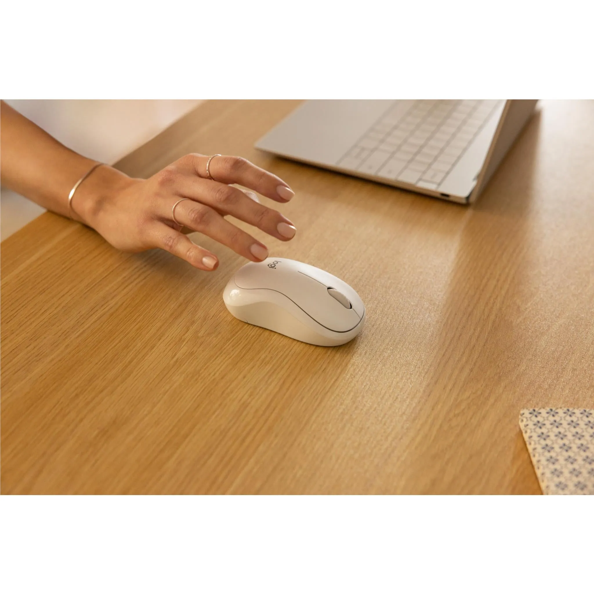 Logitech M240 Silent Bluetooth Mouse (White)