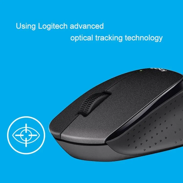 Logitech M330 Silent Wireless Optical Mouse with Micro USB Receiver