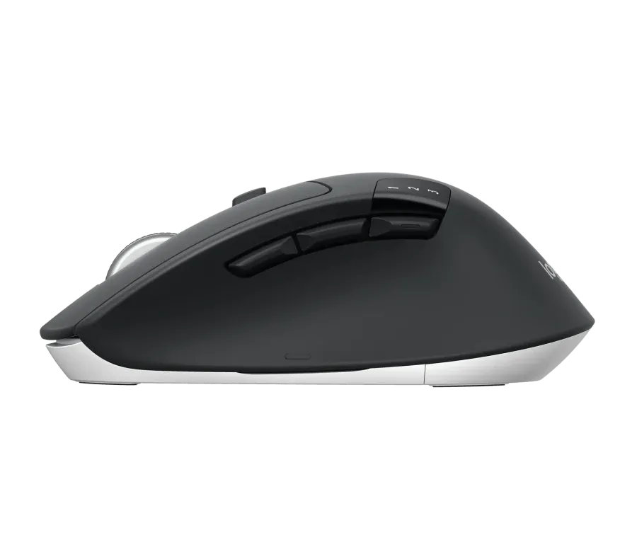 Logitech M720 Triathlon Multi-Device Wireless Mouse, Bluetooth,Unifying,6 Programmable Buttons, 2-Year Battery, Compatible with PC, Mac, iPadOS -Black