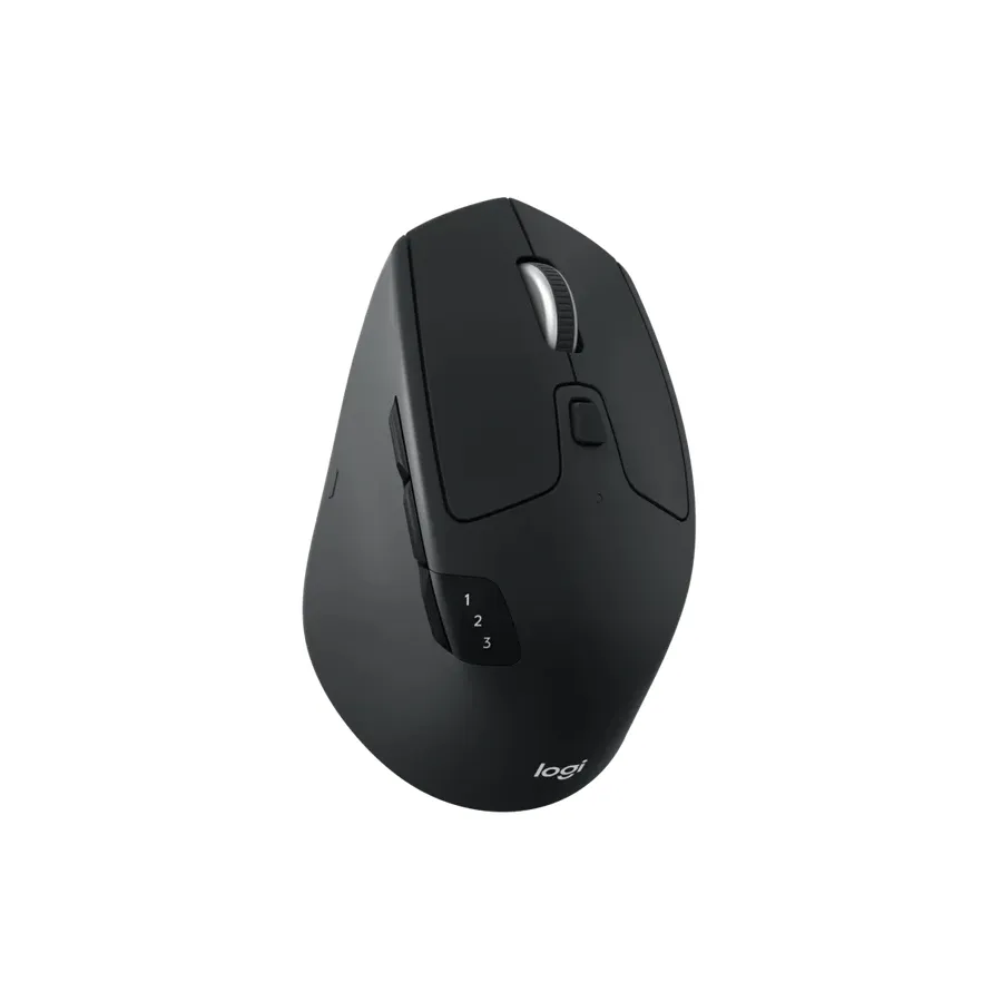 Logitech M720 Triathlon Multi-Device Wireless Mouse, Bluetooth,Unifying,6 Programmable Buttons, 2-Year Battery, Compatible with PC, Mac, iPadOS -Black